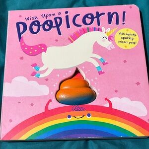 Wish Upon a Poopicorn! Kids Book with Squishy Toy